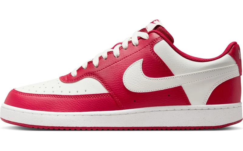 NIKE HM9862-600 Court Vision Low Men Gym RED/Summit White UK 8