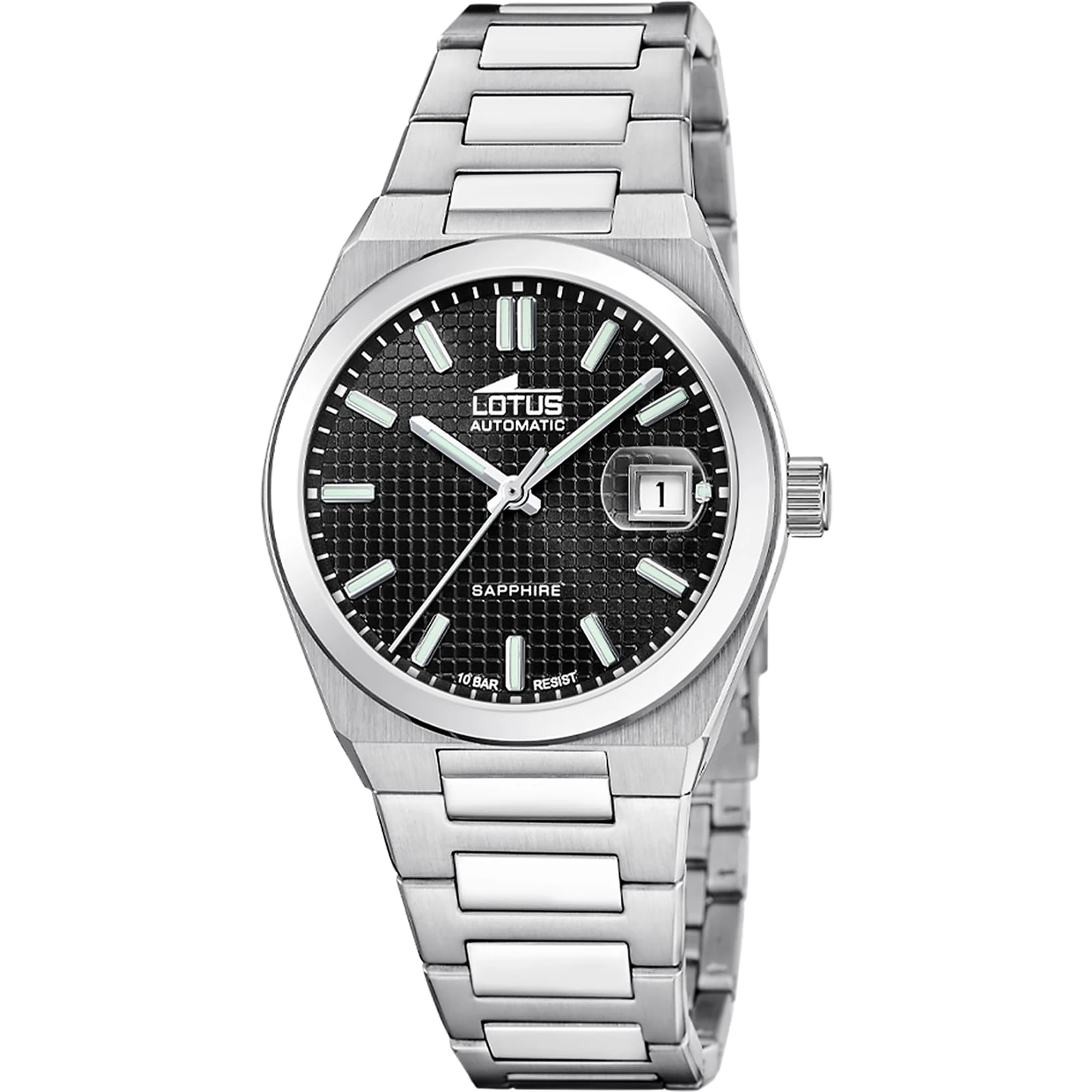 Lotus Mens Stainless Steel Automatic Watch with Steel Bracelet 18999/4