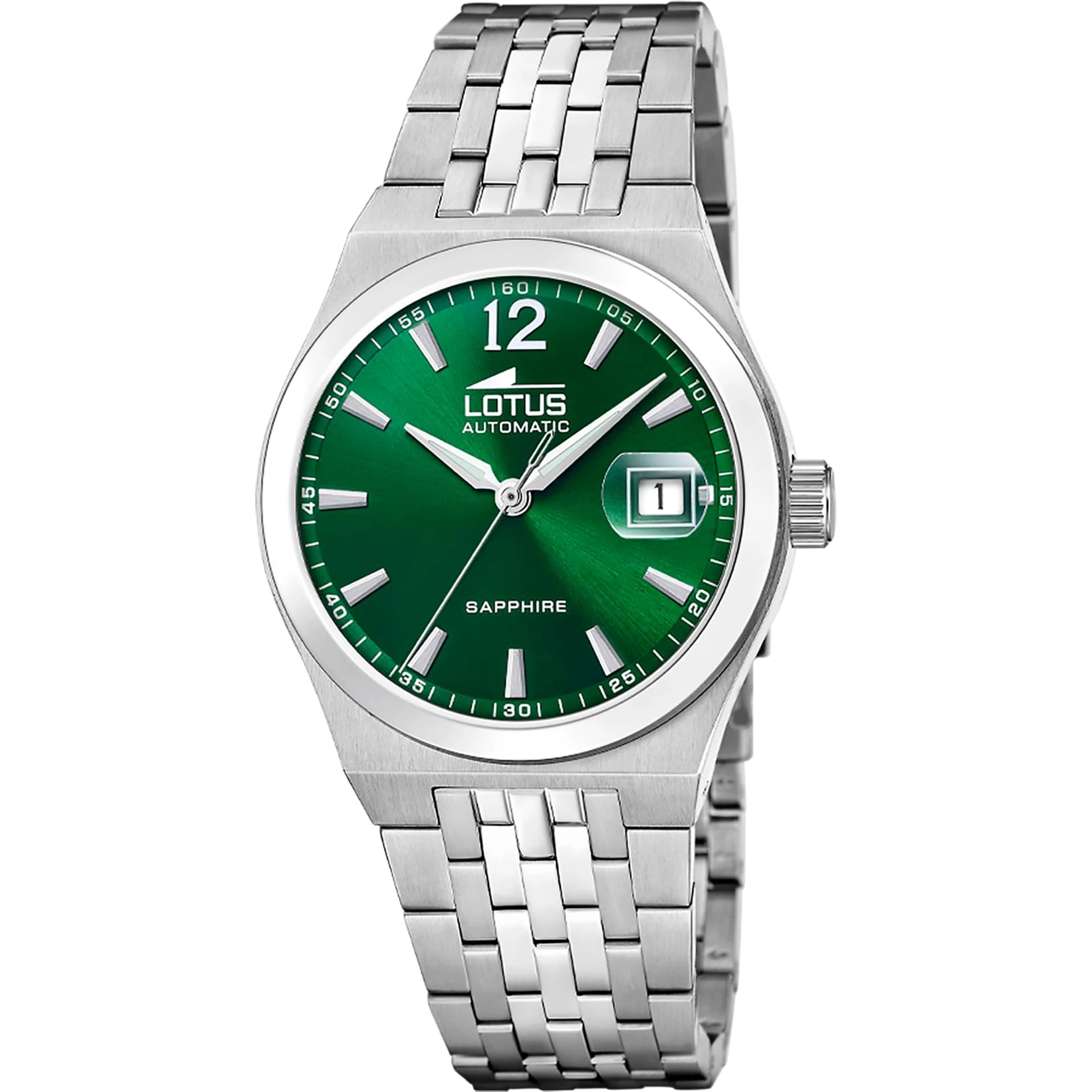 Lotus Mens Stainless Steel Automatic Watch with Steel Bracelet 19000/4