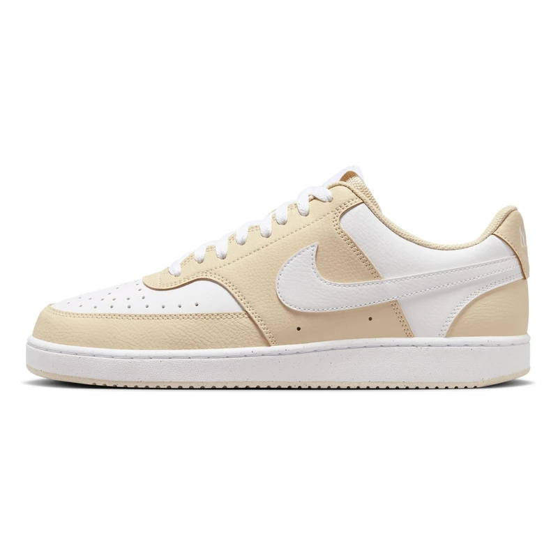 Nike Men's Nike Court Vision LO Sneaker, Lt Khaki/White, 8.5