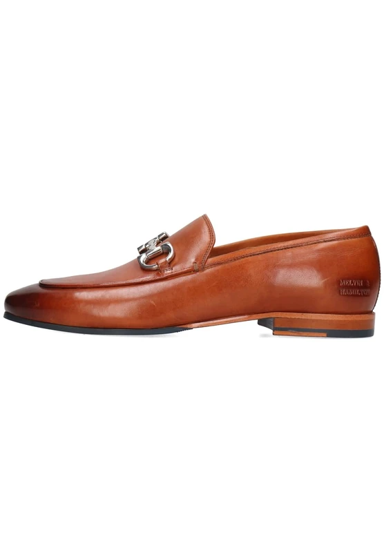Melvin & Hamilton Men's Clive 1 Monza Tan Trim Loafer, Brown, 7.5 UK