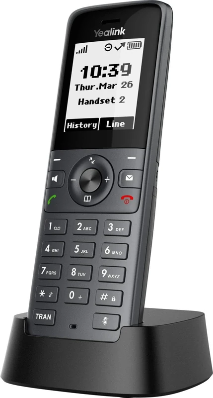 Yealink W71H DECT IP Handset for use with W70B, W71P & W75 mini multi-cell system