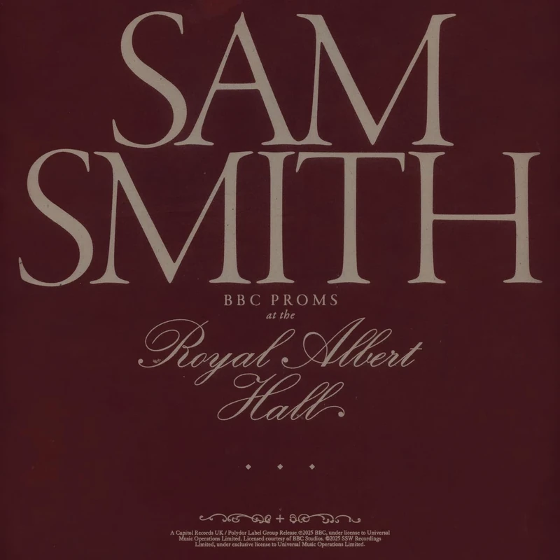 Smith, Sam - BBC Proms At The Royal Albert Hall [2 LP] - Vinyl LP(x2) - RSD 2025 [Vinyl LP] [VINYL]