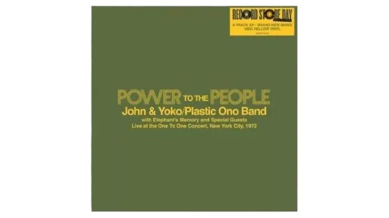 Power To The People - Live at the One To One Concert, New York City, 1972 [VINYL]