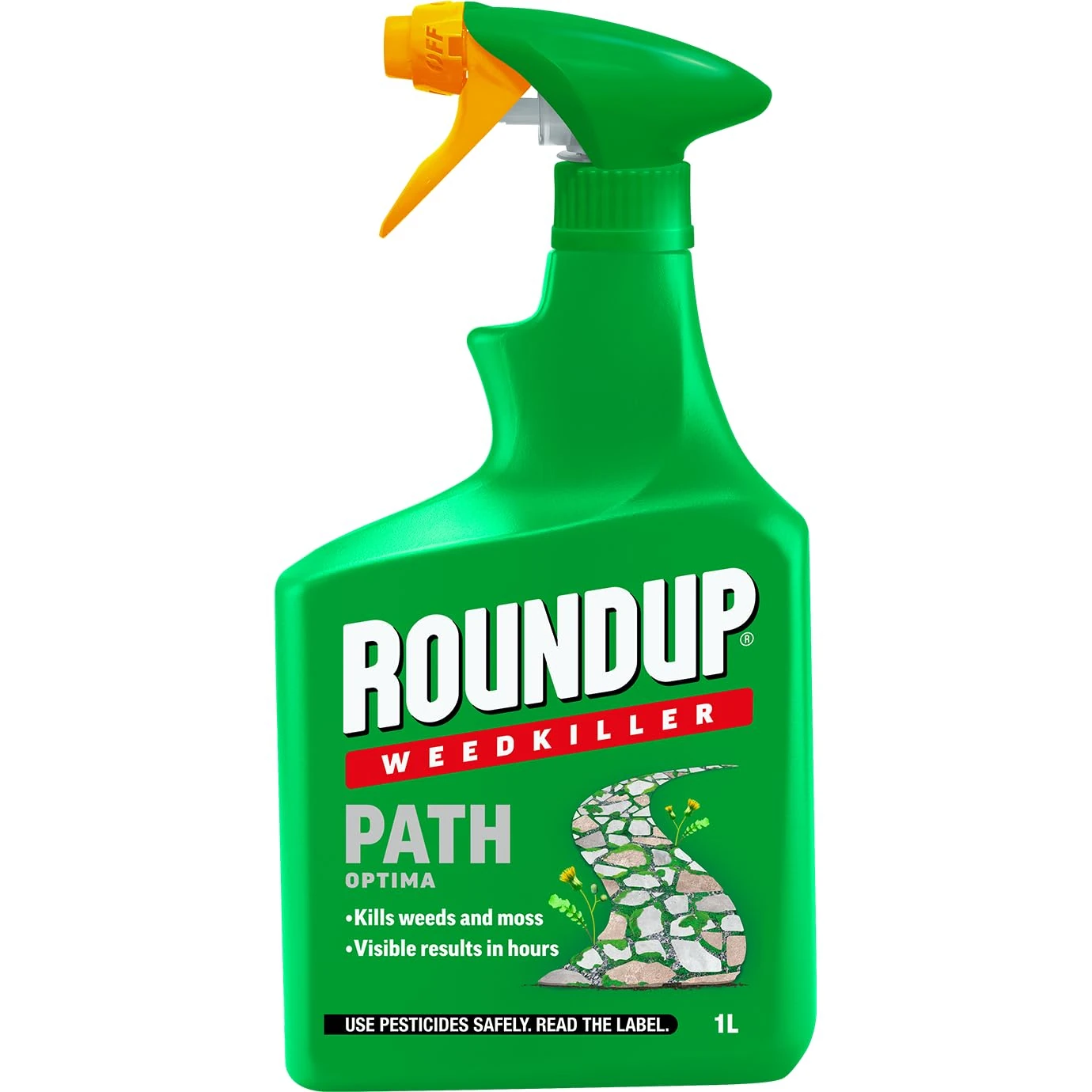 Roundup Weedkiller Path Optima, spray, 1 litre