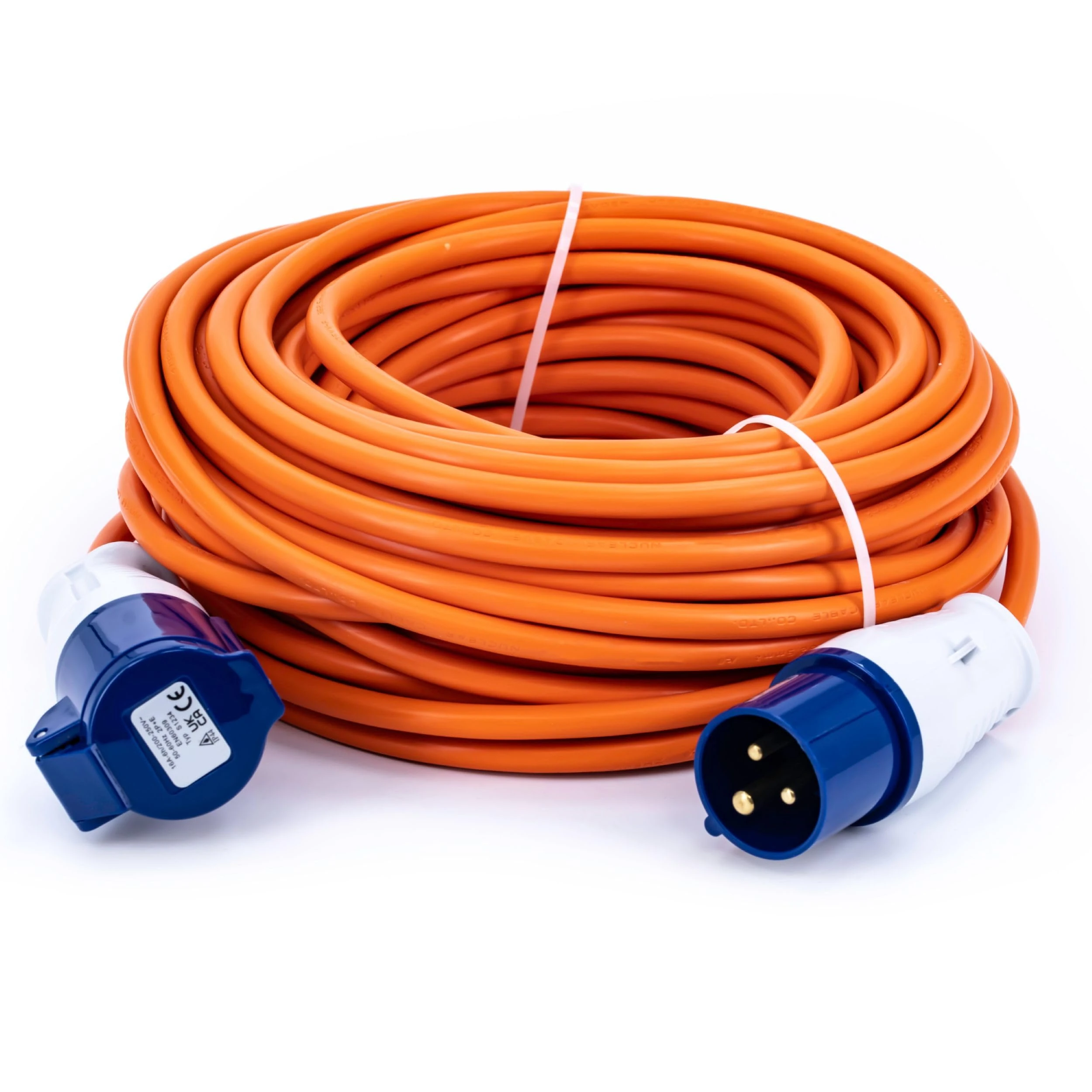 Status 25M Heavy Duty Extension Lead, 2.5mm Core, 16A/230V, IP44 Weatherproof – Ideal for Camping, Caravans, Motorhomes & Construction Sites (25M16A2.51PK4)