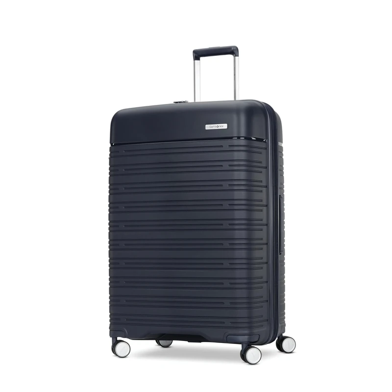 Samsonite Central Hardside Expandable Luggage with Spinner Wheels, Midnight Blue, Carry-On PRO, Central Hardside Expandable Luggage with Spinner Wheels