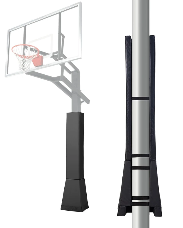 VEVOR Basketball Pole Pad, 64" Tall and 2" Thick Heavy Duty Wrap Around Pole Padding, Fits 6x6-7x7 inch Diameter Square Pole, All-weather Waterproof Protective Pad for Basement Garage Playground