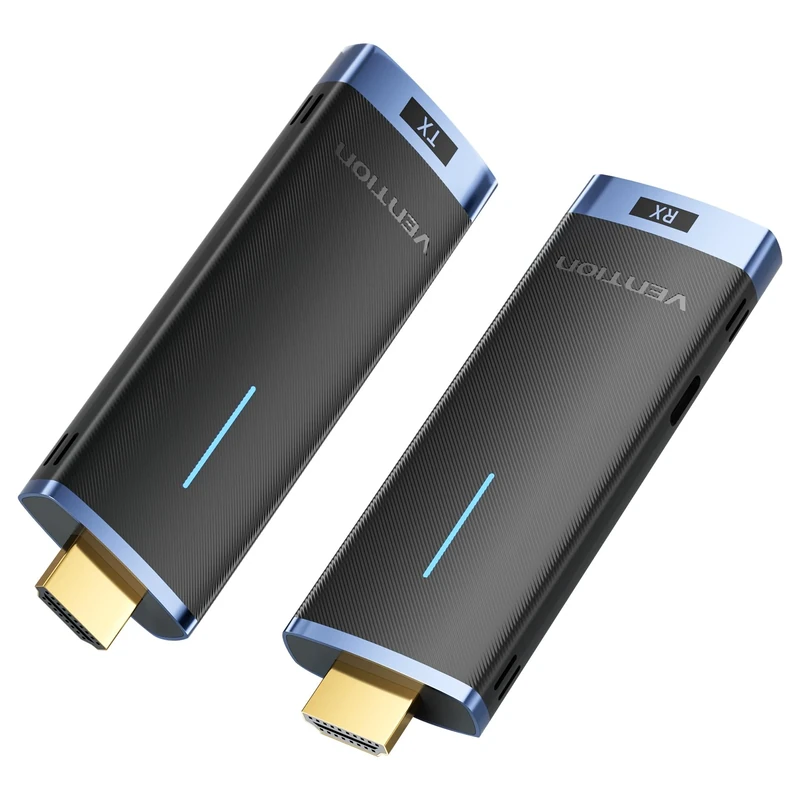 VENTION Wireless HDMI Transmitter and Receiver, 50M Wireless HDMI 1080P@60Hz Plug and Play, Support 5G for Streaming Video from Laptop/PC to Monitor/Projector/TV