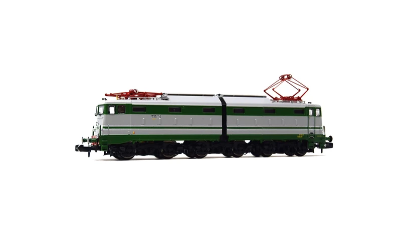 Arnold HN2624 FS, E646 green-grey with aluminium stripes, black bogies, big steps, ep. IV Electric Locomotive