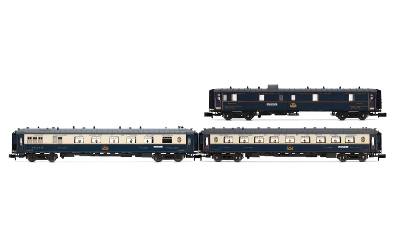 Arnold HN4491 CIWL, 3-unit pack Edelweiss Pullman Express, set 2-2 (DD3, VPC Fleche d'Or, VP Étoile du Nord), ep. II Passenger Coaches