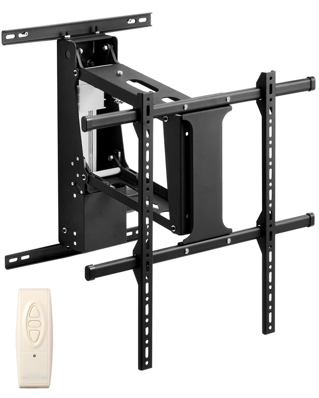 VEVOR Motorised TV Wall Mount, Frame for TV Dimensions from 813 to 1651 mm, Adjustable Folding Television Frame with VESA Maximum 60 x 60 cm, Maximum Load 40 kg