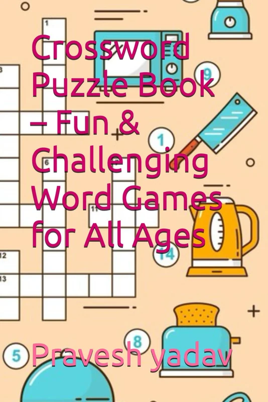 Crossword Puzzle Book – Fun & Challenging Word Games for All Ages