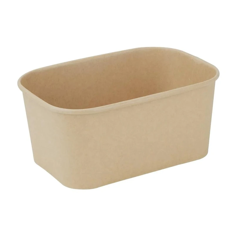 Fiesta Recyclable Rectangular Food Container, 1000ml (Pack 300)