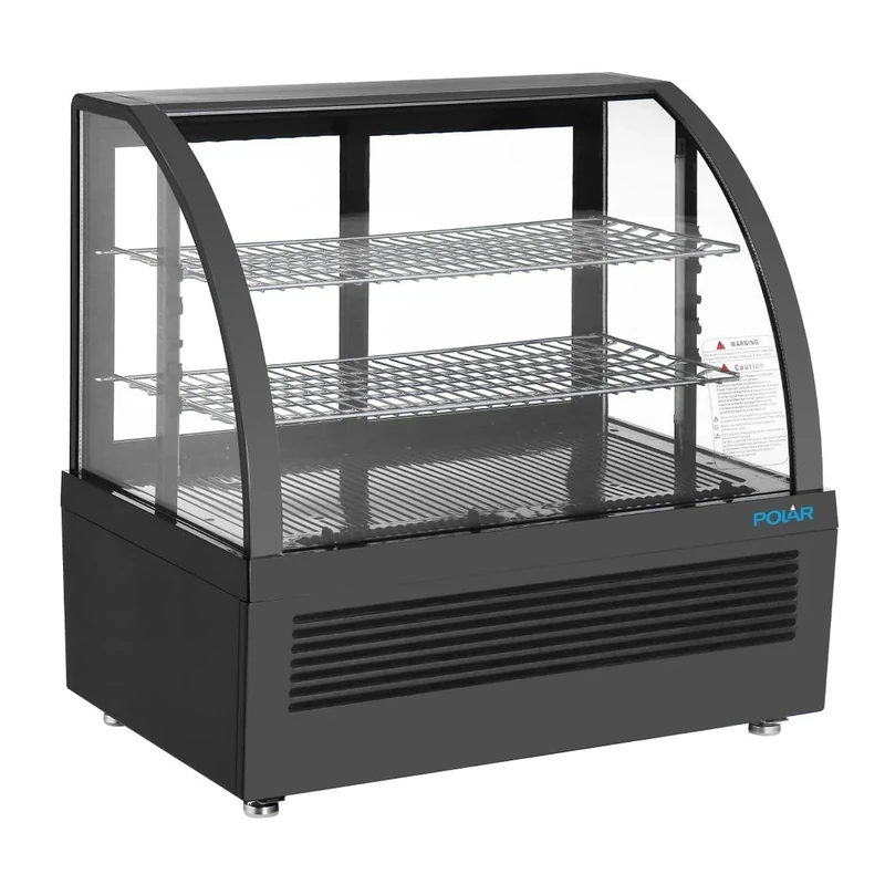 Polar C-Series Countertop Display Fridge Black 100Ltr CU636