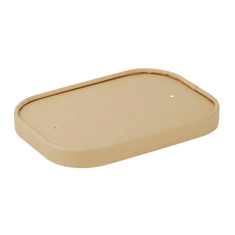Fiesta Recyclable Paper Lid for Rectangular Container (Pack 300)