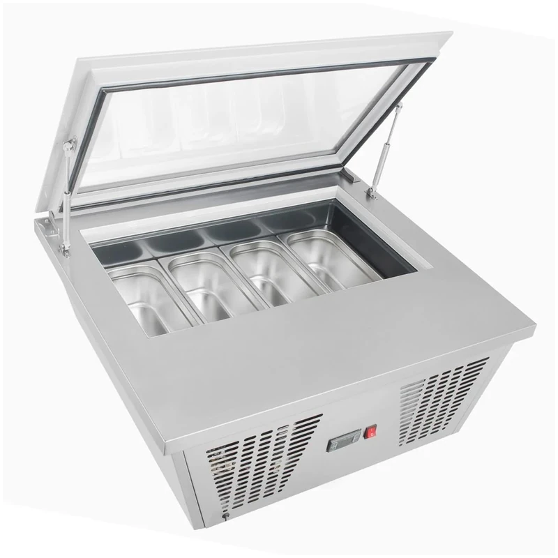 Polar G-Series Countertop Scoop Freezer, 4 x Napoli Pans