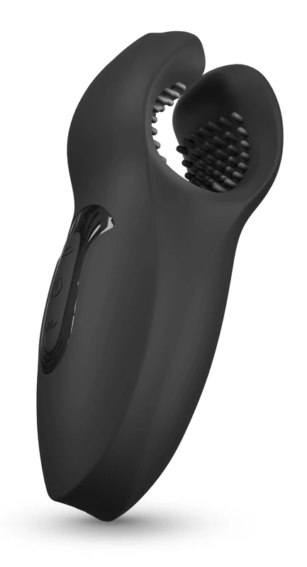Rebel Man Wand with Moving Wings Masturbator Black 14.5 cm
