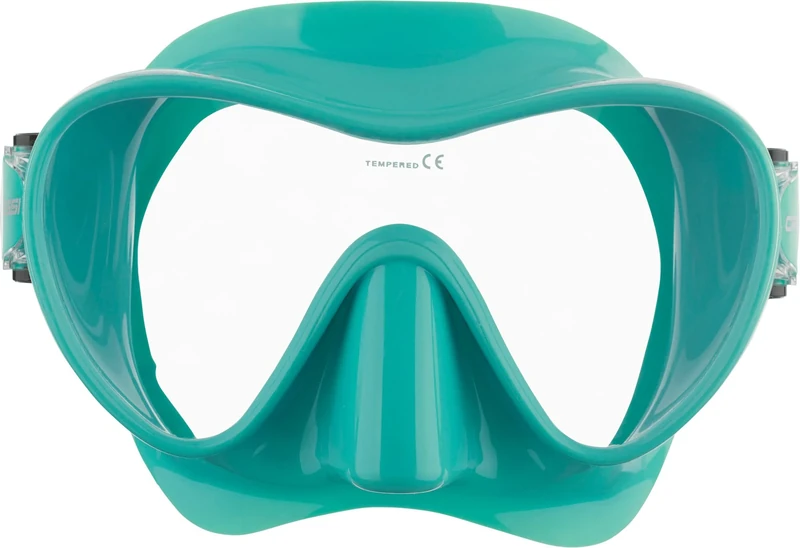 Cressi F1 Small Mask Turquoise - Frameless Soft Silicone Mask for Snorkelling and Diving, Turquoise, One Size, Youth Unisex