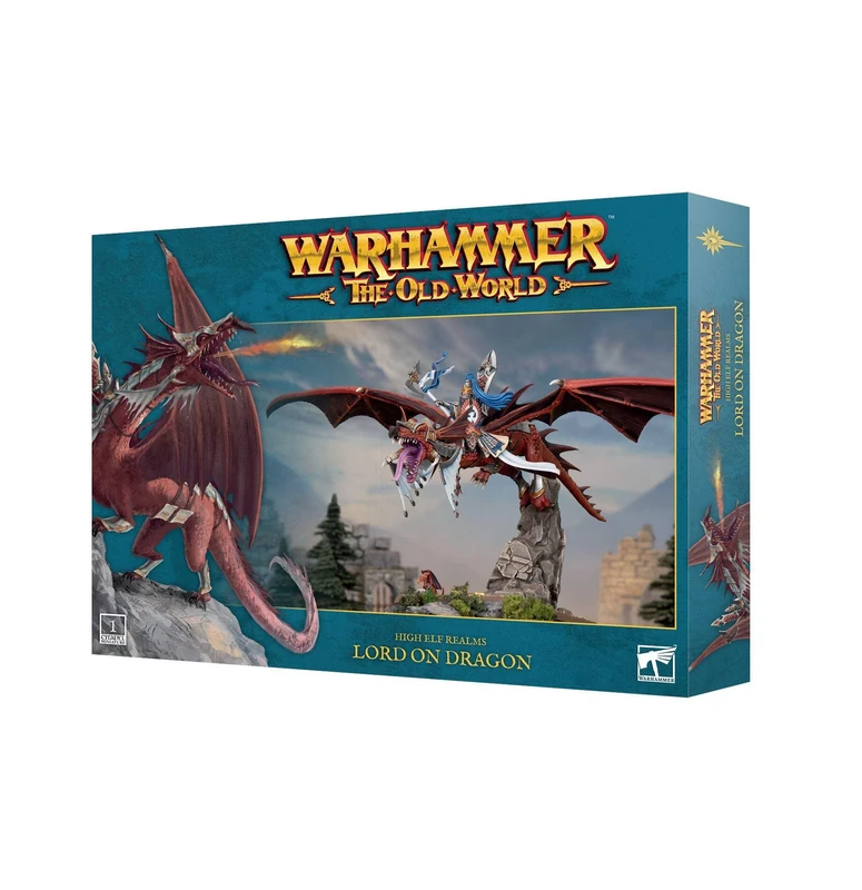Games Workshop - Warhammer - The Old World - High Elf Realms: Lord on Dragon