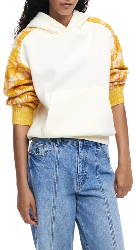 Desigual SWEAT_MANI, 1011 CREAM, L