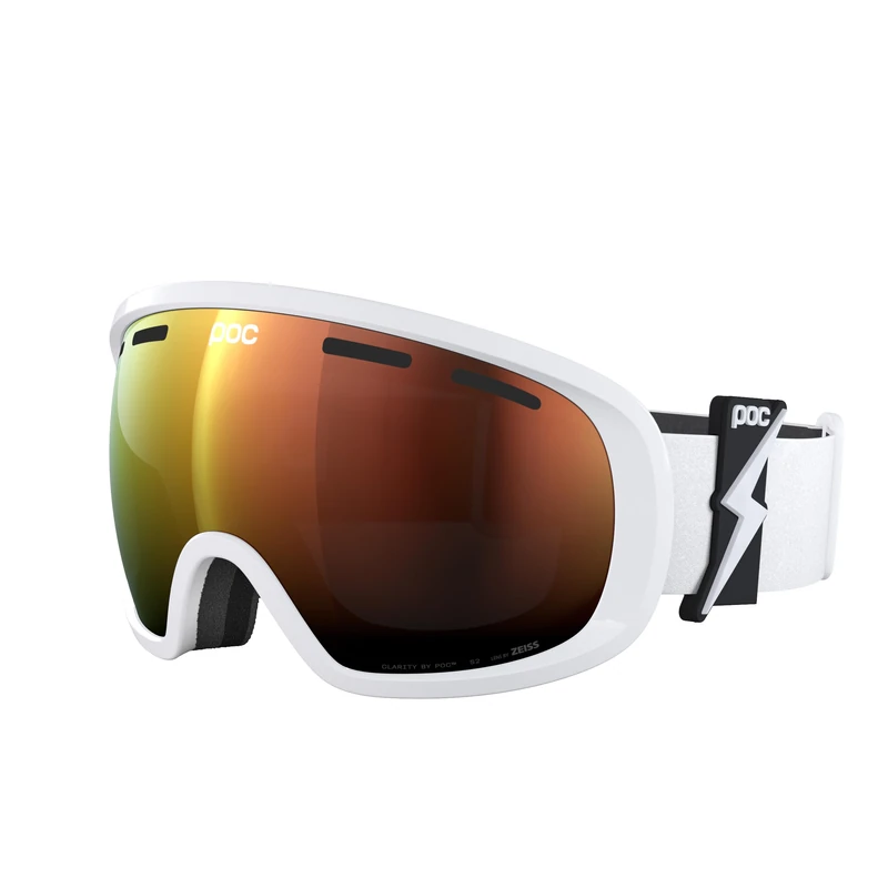 POC Fovea Mid Ski and Snowboard Goggles for Unparalleled Precision and Crystal Clear Vision in All Weather with Full UV Protection and Innovative Coatings
