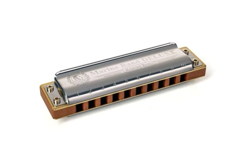 Hohner Marine Band Deluxe D Major Harmonica (M200503P)