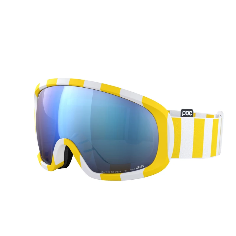 POC Fovea Mid Ski and Snowboard Goggles for Unparalleled Precision and Crystal Clear Vision in All Weather with Full UV Protection and Innovative Coatings