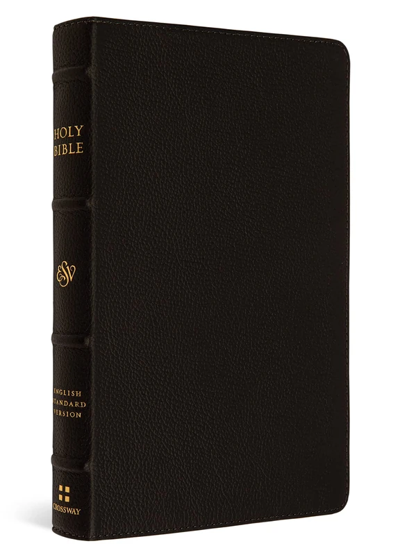 ESV Thinline Bible, Red Letter (Buffalo Leather, Deep Brown)