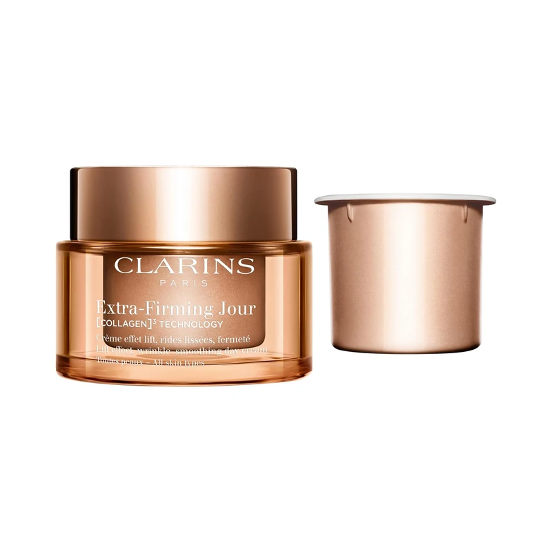 Bundle of Clarins Extra-Firming Day Cream All Skin Types 50ml + Clarins Extra-Firming Day Cream Refill All Skin Types 50ml