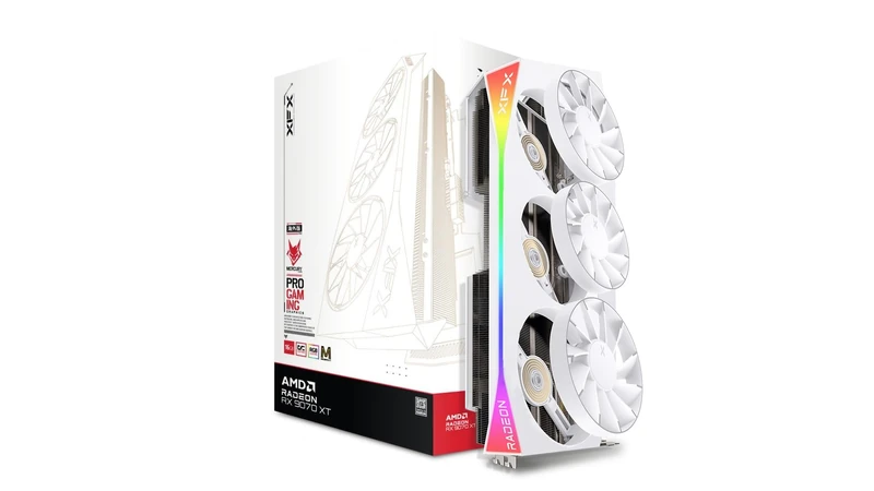 XFX Mercury Radeon RX 9070 XT OC Magnetic Air Edition AMD 16 GB GDDR6