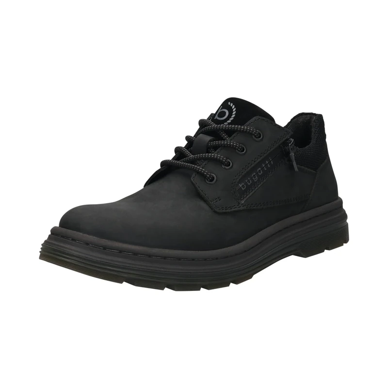 bugatti Men's Lace-Up Shoes 321-AUC01, Black, 42, Black, 8 UK - Image 1