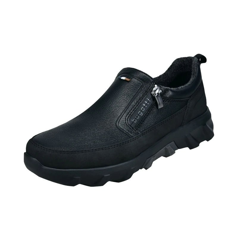 bugatti Mens Slip On 321-AU761 Black 11, Black, 11 UK