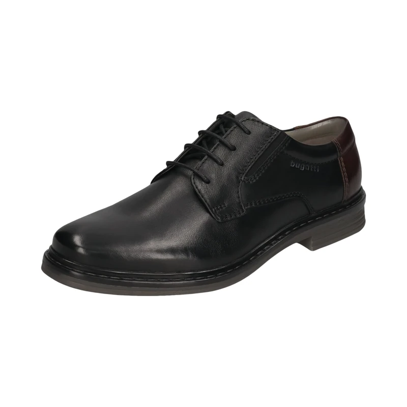 bugatti Men's Business Shoes, Men's Lace-Up, Black Dark Brown 1061, 11 UK