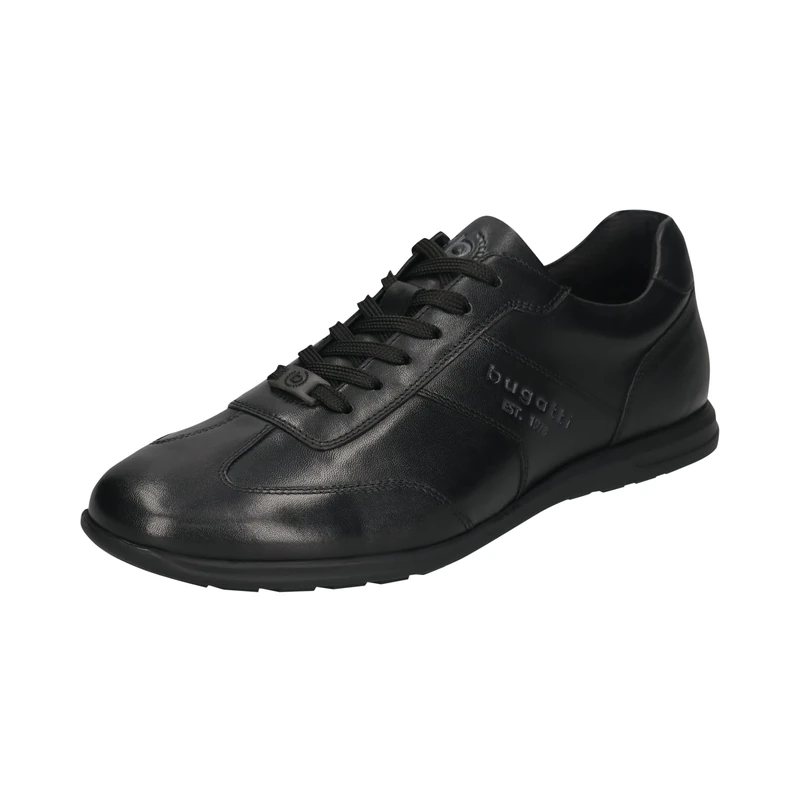 bugatti 311A9Q144000-1000 Lace-Up Shoes Smooth Leather Men in Black, Black, 6 UK