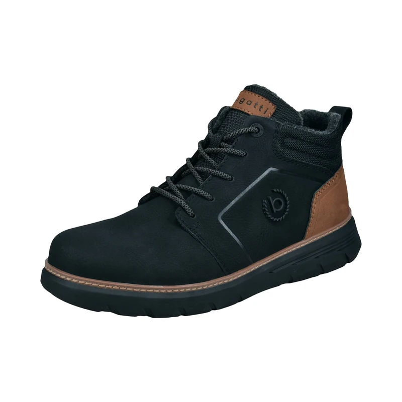 bugatti Men's Lace-Up Boots, Men's Boots Cold Lining, black 1000, 12 UK - Image 1