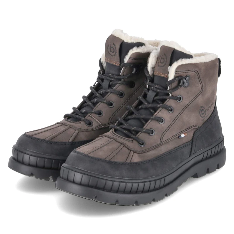 bugatti Men's 321-aga54 Boots Warm Lining, Brown Black, 9.5 UK