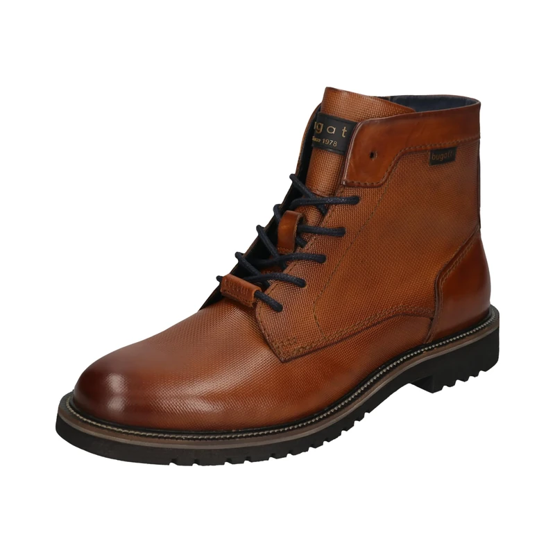 bugatti Men's Classic Boots, Men's Boots, Cold Lining, Interchangeable Footbed, Cognac 6300, 12 UK