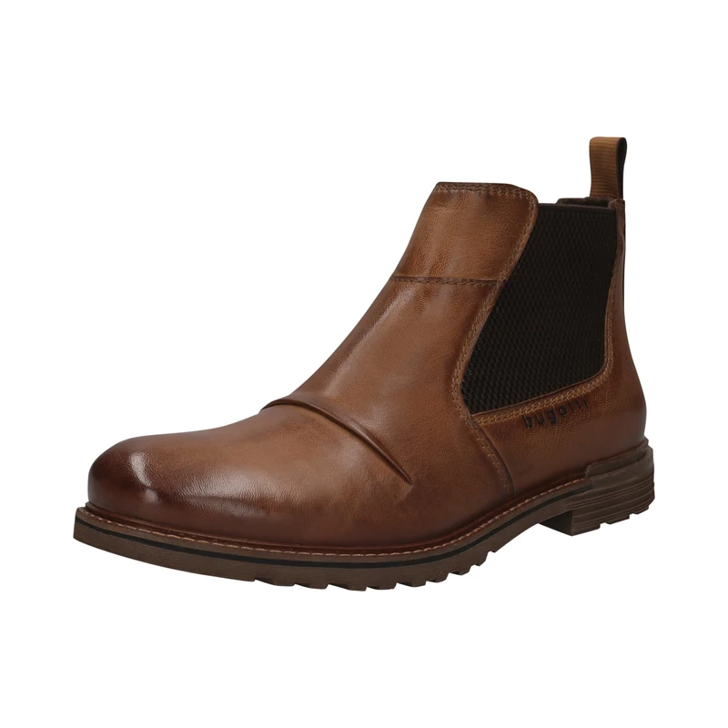 bugatti Men's Slip-On Boots, Men's Boots Cold Lining, Cognac 6300, 12 UK