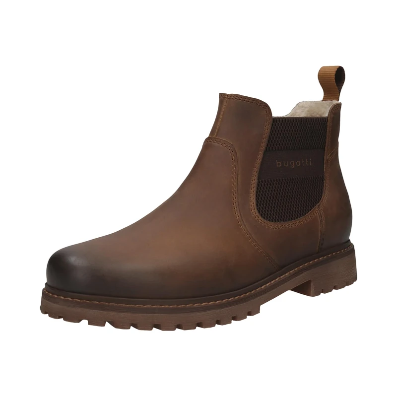 bugatti Men's Warm Lining Boots, 321-AOQ53, Cognac, 40, Cognac, 6 UK