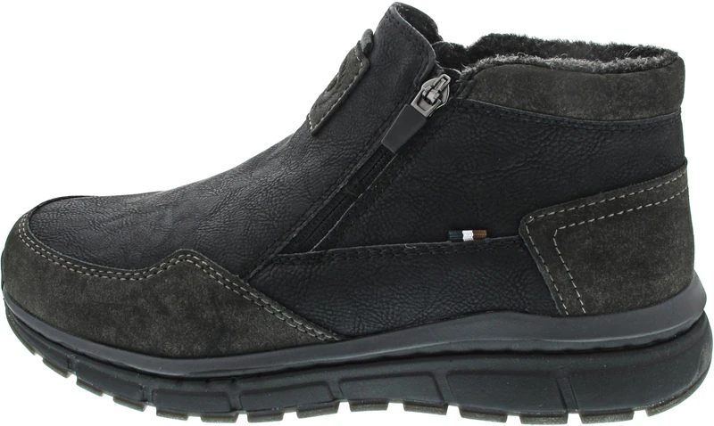 bugatti Men 331-aos62 Loafer, Black Dark Grey, 10 UK