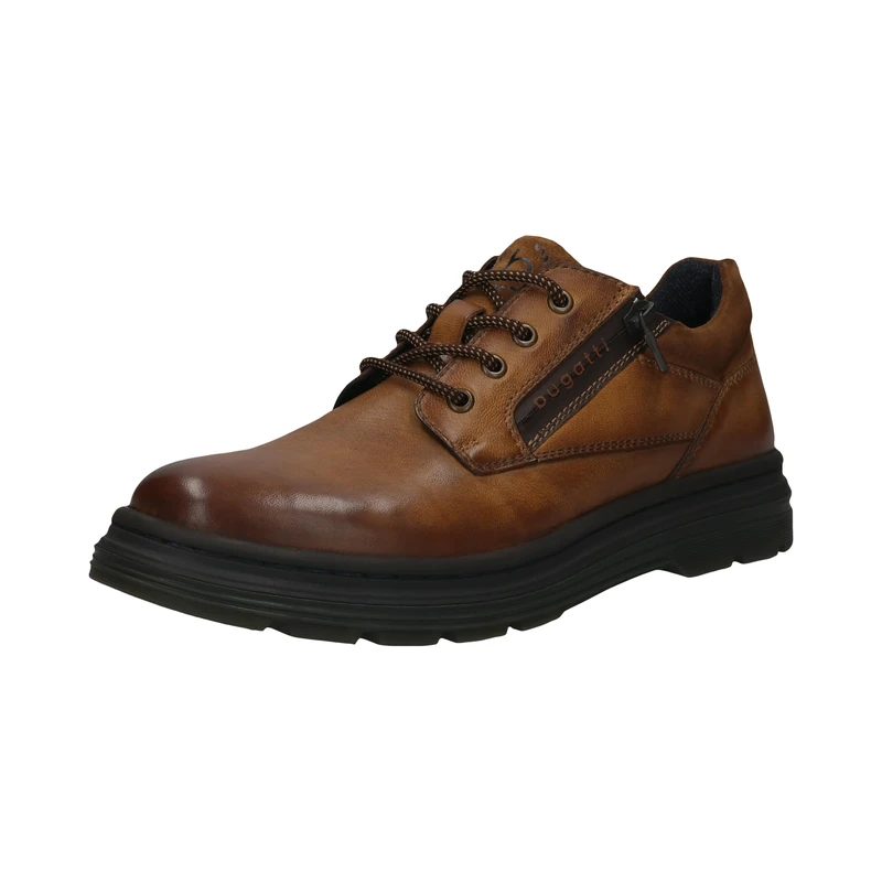bugatti Men's Lace-Up Lace-Ups 321-AUC01, Cognac, 43, Cognac, 9 UK