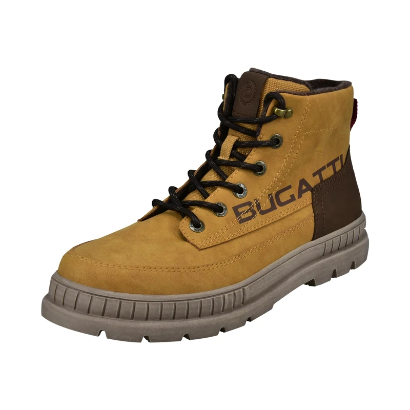 bugatti Men's Lace-Up Boots, Men's Boots Cold Lining, Beige 5200, 7 UK