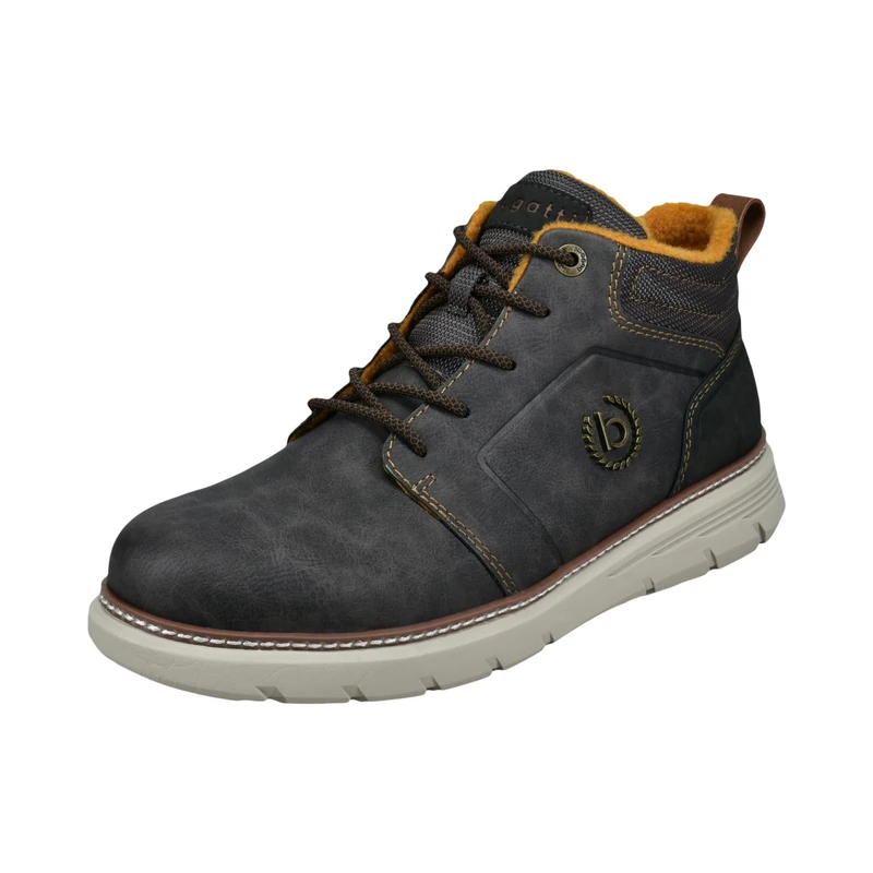 bugatti Men's Lace-Up Boots, Men's Boots Cold Lining, Brown 6000, 11 UK
