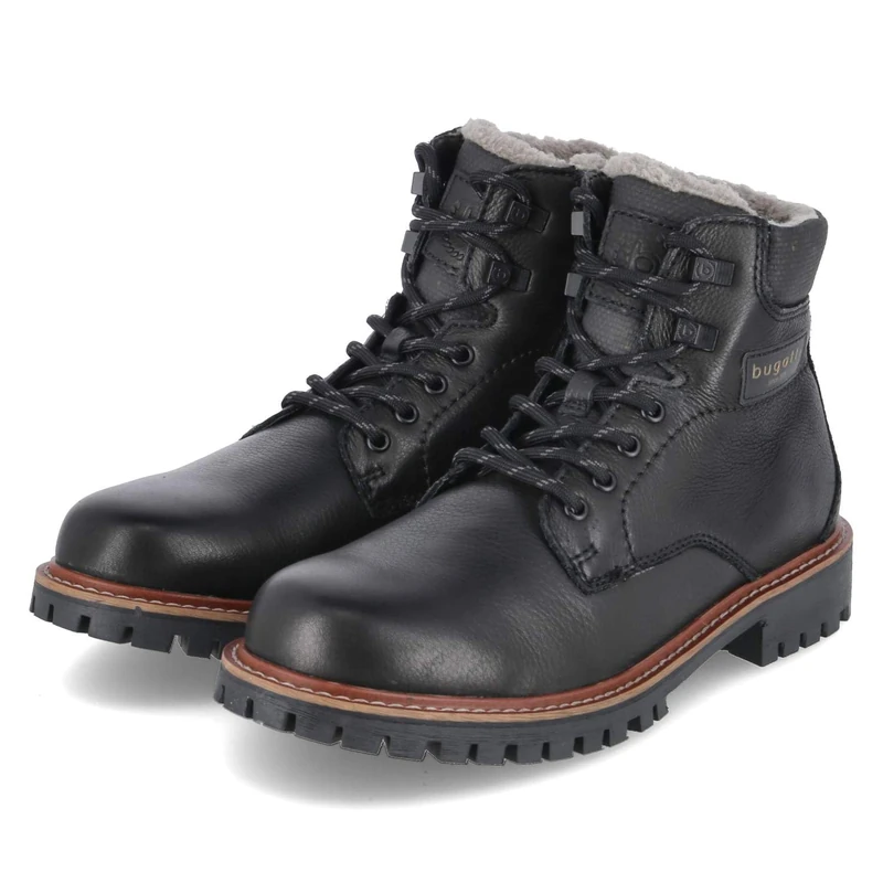 bugatti Mens Warm Lining Boots 321-AUH50 Black 46, black, 12 UK
