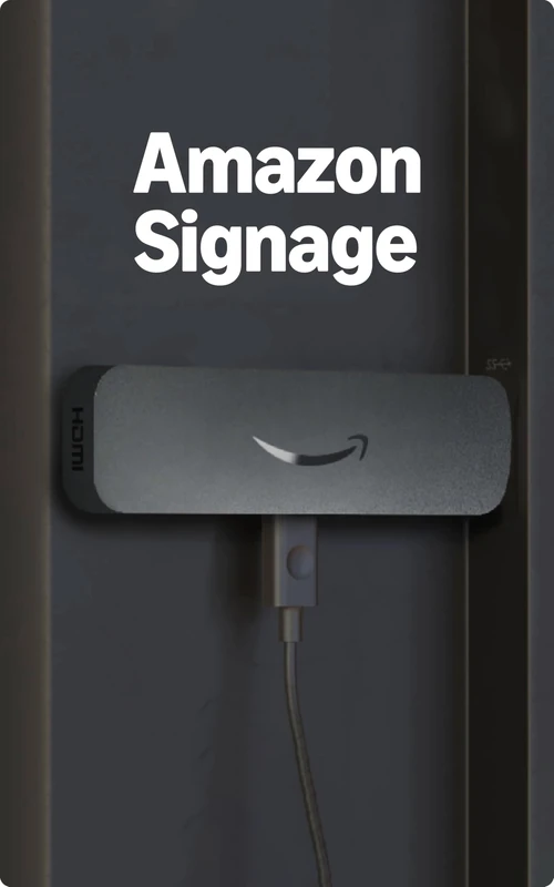Amazon Signage Stick – Professional Digital Signage Media Player Supporting 4K – Designed for Businesses of All Sizes, Easy Setup with free Mobile App, and CMS Compatibility - Image 1