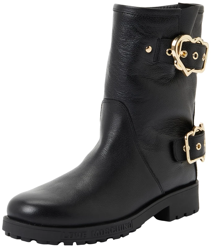 Love Moschino Women Ja24234g0nik0000 Ankle Boot, Black, 8 UK