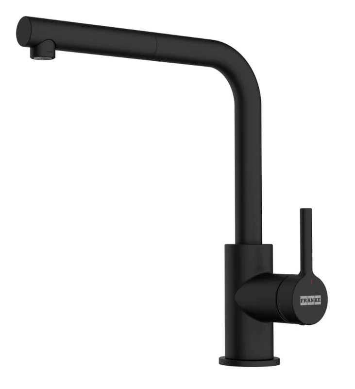 Franke Kitchen Sink tap with a Pull-Out spout Lina L Pull-Out - Black matt - 115.00712.435