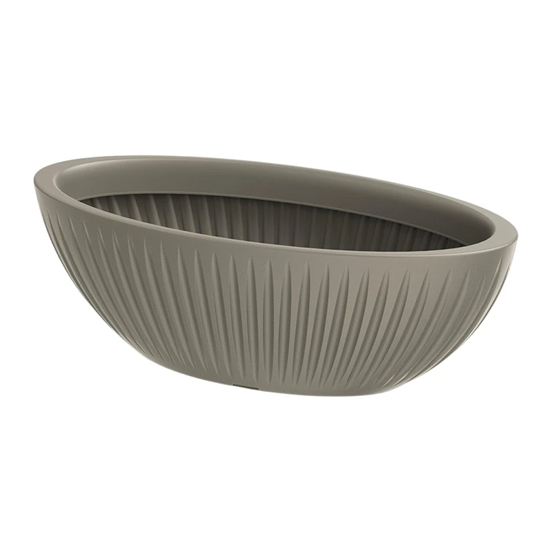 Prosperplast Latia Oval Planter 58x24x20 Mocha - Image 1
