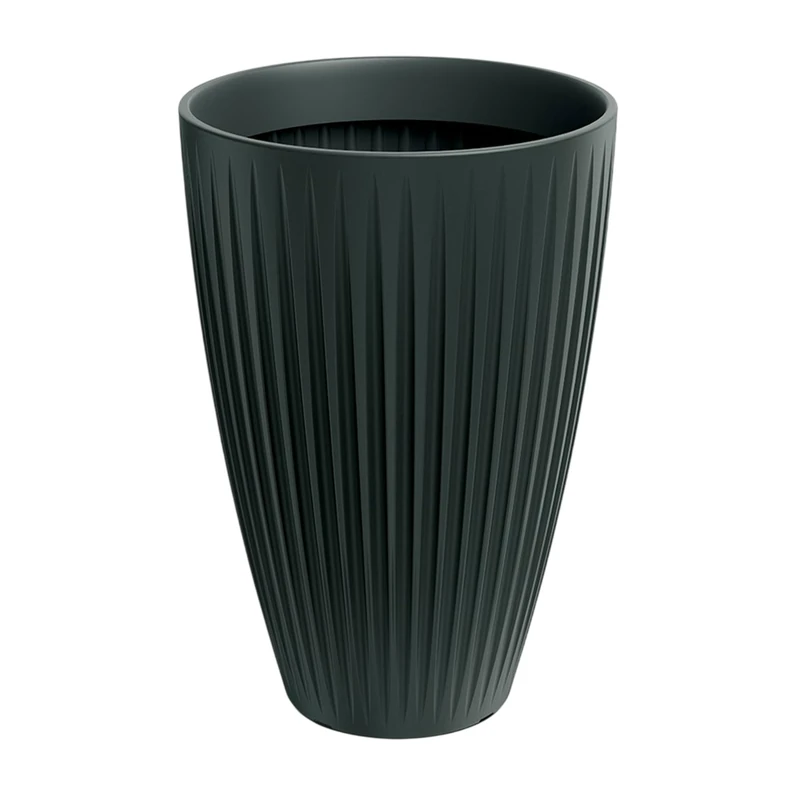 Prosperplast Planter Latia Round HIGH Ø60x58 Anthracite, 47,6L